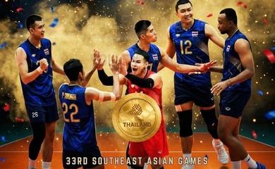 Thái Lan thắng nghẹt thở Indonesia, HCV bóng chuyền nam SEA Games đổi chủ