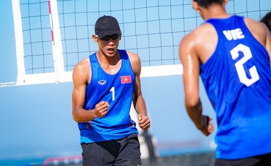 Thắng thuyết phục Malaysia, bóng chuyền bãi biển nam giành HCĐ SEA Games 33