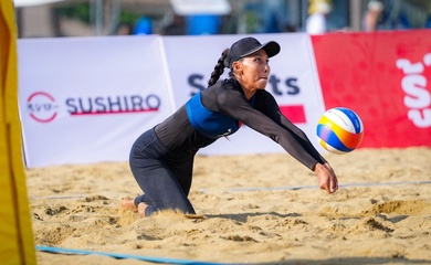 Ngược dòng ấn tượng, bóng chuyền bãi biển nữ ghi dấu ấn tại SEA Games 33