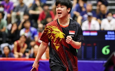 Izaac Quek của Singapore giành HCV đơn nam SEA Games, bảo vệ thành công ngôi vô địch