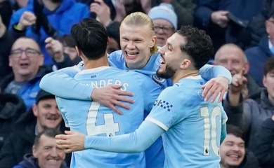 Haaland bỏ xa thành tích ghi bàn của Cristiano Ronaldo và Drogba