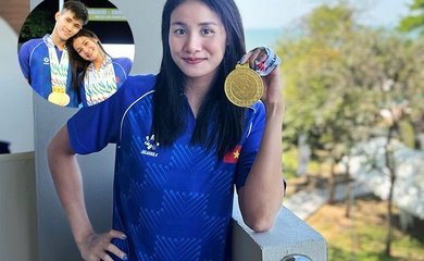 Thanh Bảo - Mỹ Tiên viết nên câu chuyện tình ấm áp tại SEA Games 33