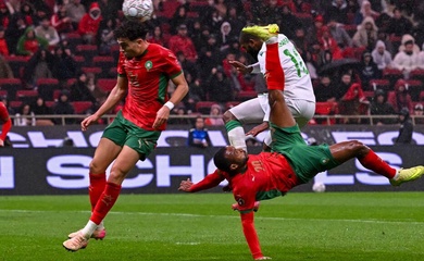 El-Kaabi ghi bàn thắng đẹp bậc nhất Cúp châu Phi 2025 với cú sút xe đạp chổng ngược