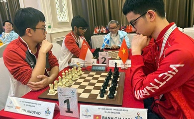 Vô địch SEA Games 33 trở về Bành Gia Huy tranh tài ngay ở giải Giải cờ vua Đại Kiện tướng quốc tế