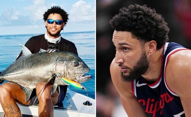 Ben Simmons lấn sân sang câu cá chuyên nghiệp trong khi chờ cơ hội trở lại NBA