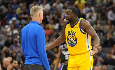 Mâu thuẫn nội bộ Warriors: Draymond Green và HLV Steve Kerr lên tiếng sau màn "đấu khẩu" trên sân