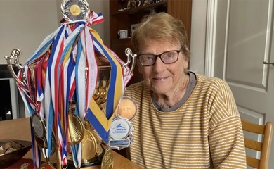 Bóng bàn mỗi ngày giúp cụ bà 99 tuổi duy trì sức sống phi thường