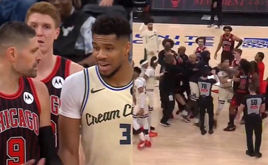 Hỗn chiến sau trận Bucks - Bulls: Giannis giải thích lý do khiêu khích, Vucevic đáp trả cay nghiệt