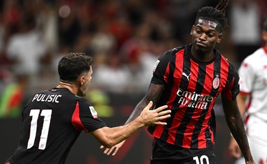 Pulisic chỉ chơi cùng Leao 135 phút nhưng vẫn là siêu dứt điểm của AC Milan