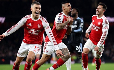 Arsenal chấm dứt chuỗi 11 trận thắng liên tiếp của Aston Villa