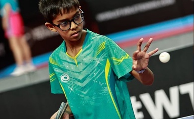 10 tuổi, số 1 thế giới: Taavi Samaraweera viết lại lịch sử bóng bàn Sri Lanka
