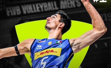 Alessandro Michieletto nhận danh hiệu VĐV bóng chuyền nam xuất sắc nhất năm 2025