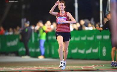 Tòng Văn Hoàng bứt tốc ngoạn mục giành HCV, Thu Hằng đăng quang thuyết phục cự ly 10 km VIHM 2026