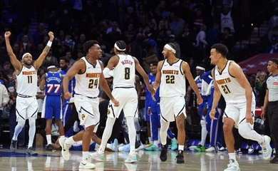 Denver Nuggets lập kỳ tích: Đội hình dự bị đánh bại "Superteam" Philadelphia 76ers trong hiệp phụ