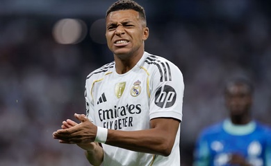Mbappe bị loại khỏi danh sách Real Madrid chơi trận derby