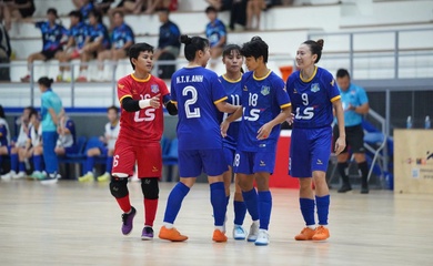 Thái Sơn Nam TP HCM vô địch sớm Giải futsal nữ VĐQG 2025