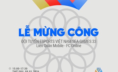Lễ mừng công đoàn Esports FC Online và Liên Quân Mobile tại SEA Games 33