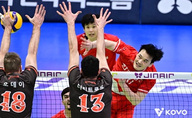 Kim Jeong-ho và Benon tỏa sáng, KEPCO vượt qua OK Savings Bank để vươn lên top 3