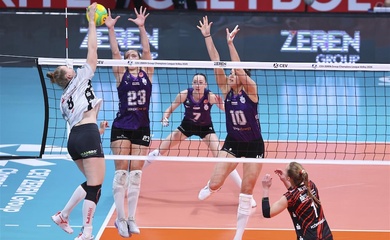 Zeren Spor thắng áp đảo Dresden SC, khẳng định tham vọng ở CEV Champions League nữ