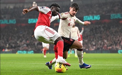 Bảng xếp hạng Ngoại hạng Anh sau khi Arsenal bị chia điểm