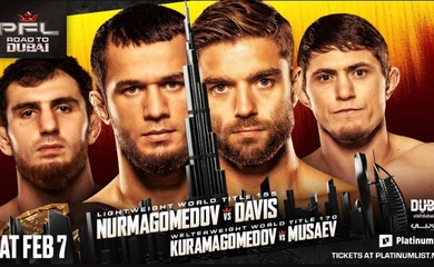 PFL chốt thẻ đấu Road to Dubai với hai trận tranh đai tâm điểm đầu năm 2026