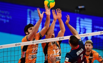 Berlin Recycling Volleys vượt ải Prague sau 129 phút nghẹt thở