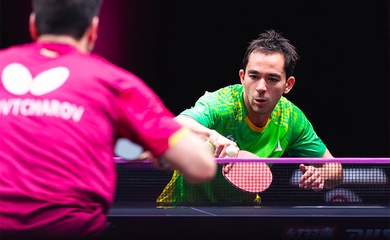 Hugo Calderano sớm chia tay WTT Champions Doha 2026 sau màn rượt đuổi nghẹt thở