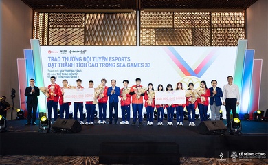 Garena Việt Nam trao tặng hơn 1 tỷ đồng cho các đội tuyển Esports đạt thành tích cao tại SEA Games 33