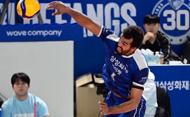 Samsung Fire & Marine quật ngã KEPCO sau 5 set nghẹt thở, Ahi bùng nổ với 35 điểm