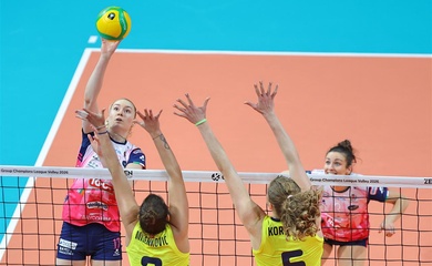 Novara suýt tạo bất ngờ trước Fenerbahçe ở loạt tie-break tại Champions League