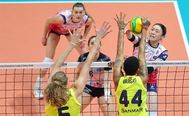 Fenerbahçe kịch tính vượt Novara sau 5 set tại Champions League