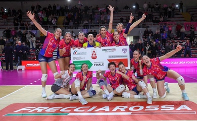 Talmassons và Costa Volpino ghi dấu sử mới tại Coppa Italia Frecciarossa A2