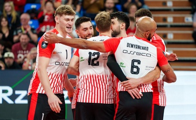 Resovia giành chiến thắng tưng bừng trên sân khách tại PlusLiga