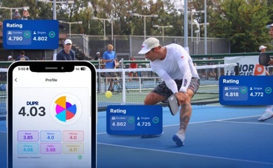 DUPR bắt tay PB Vision, ứng dụng AI nâng tầm hệ thống xếp hạng pickleball