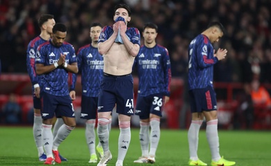 Bảng xếp hạng Ngoại hạng Anh vòng 22 sau khi Arsenal bị cầm chân