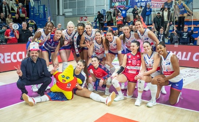 Milano lội ngược dòng trước Monviso, kéo dài chuỗi thắng tại Serie A1