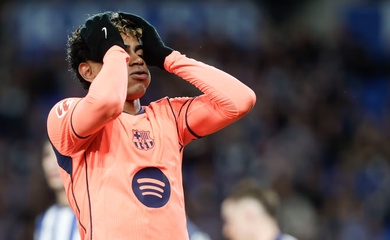 Barcelona hứng chịu cú sốc sau 5 lần đưa bóng trúng khung gỗ