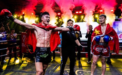Kiều Duy Quân giành đai vô địch Kickboxing tại Grand SF: Warriors EP05