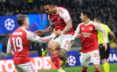 Arsenal giành vé vào vòng 1/8 Champions League nhưng Jesus và Gyokeres gây khó xử