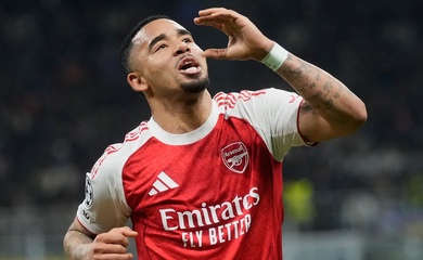 Bảng xếp hạng Cúp C1/Champions League mới nhất: Arsenal không có đối thủ