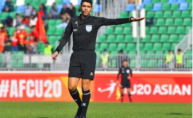 Trọng tài “cực hiền” cầm còi trận U23 Việt Nam vs U23 Hàn Quốc