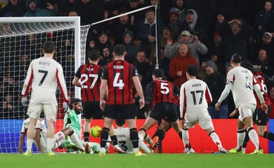 Bảng xếp hạng Ngoại hạng Anh sau khi Liverpool thua trận thứ 7