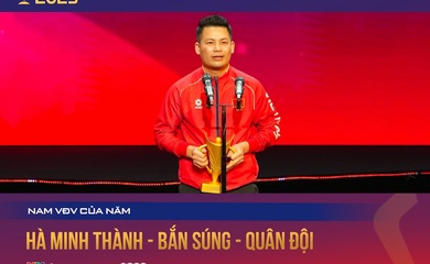 Xạ thủ U40 Hà Minh Thành nhận danh hiệu VĐV nam của năm Cúp Chiến Thắng 2025