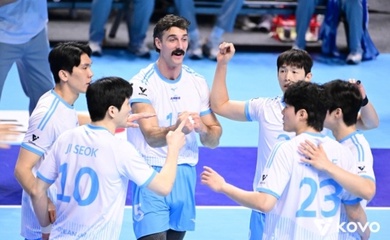 Korean Air giành lại ngôi đầu bảng, cuộc đua vô địch nam Hàn Quốc nóng lên