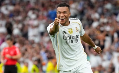 Mbappe chỉ xếp sau Puskas và Cristiano Ronaldo về ghi bàn cho Real Madrid sau 90 trận