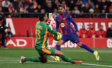 Barcelona thực hiện 26 cú sút vẫn thua sốc Girona và mất ngôi đầu bảng