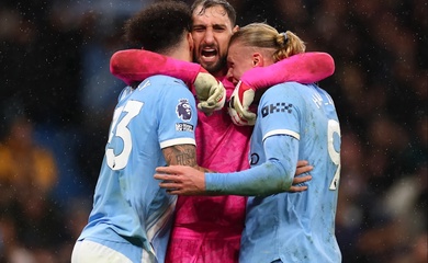 Bảng xếp hạng Ngoại hạng Anh sau khi Man City áp sát Arsenal