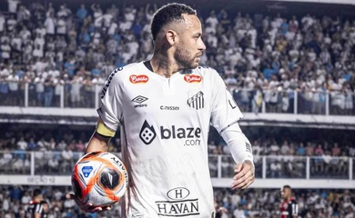Sai lầm của Neymar khởi đầu cho thất bại của Santos trước đối thủ khiêm tốn