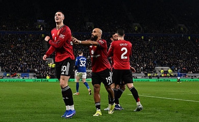 Bảng xếp hạng Ngoại hạng Anh mới nhất sau khi MU đánh bại Everton
