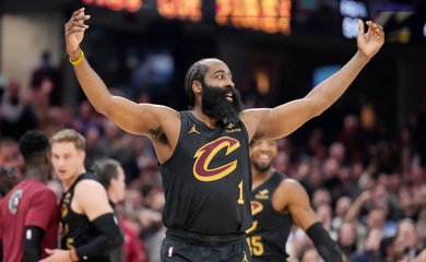 James Harden cắn răng thi đấu với ngón tay gãy: Tất cả vì tham vọng Playoffs của Cavaliers